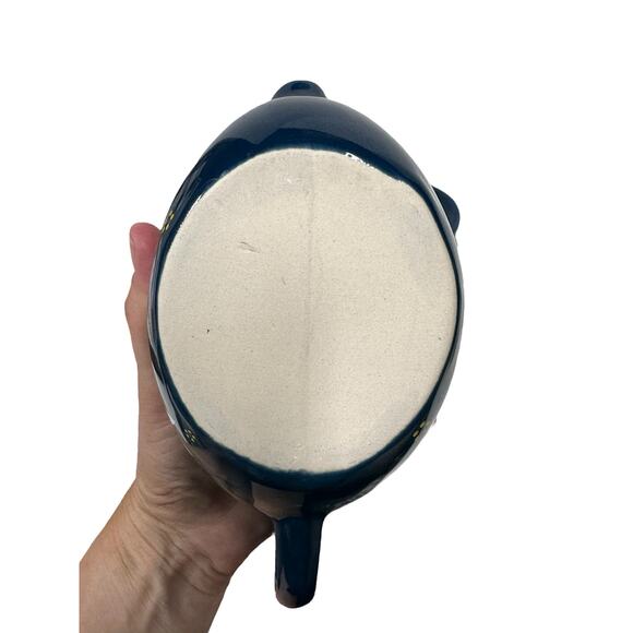 Temp-tations by Tara Classic Electric Gravy Boat w/Warmer Blue/Navy Excellent! - Picture 6 of 8